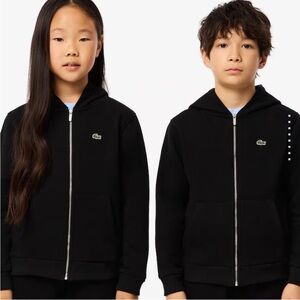 Lacoste Kids Black Hoodie size 10-12 excellent condition OPEN TO OFFERS